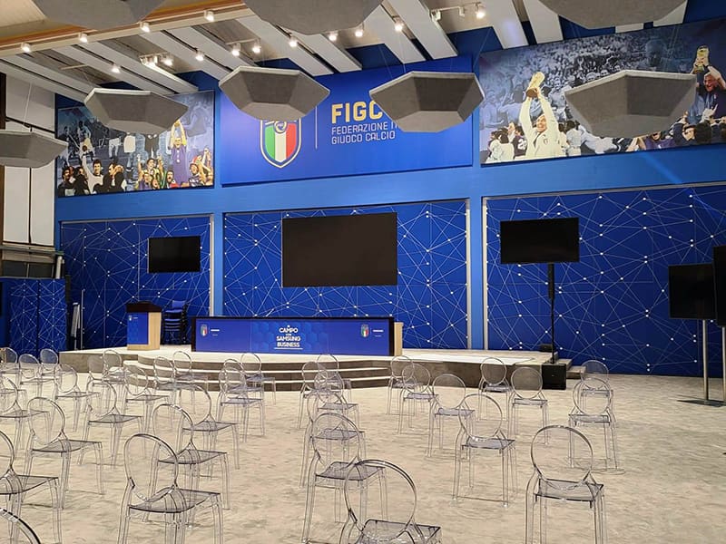 Allestimento Area Commerciale per Evento, logistica e trasporto su misura